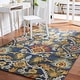 preview thumbnail 10 of 121, SAFAVIEH Fiorello Handmade Blossom French Country Wool Area Rug 12' Square - Navy/Multi - Square