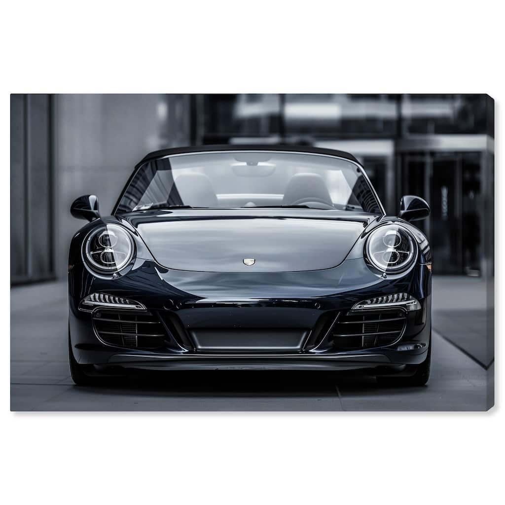 Notoriart Classy Car Gallery Wrapped Car 1 Piece Canvas Wall Art