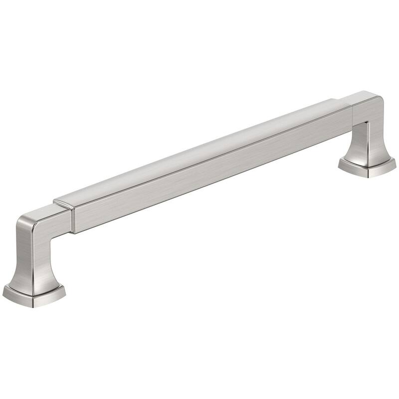 Amerock BP55510 Stature 7-9/16" Center to Center Handle Cabinet Pull - Satin Nickel