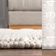 preview thumbnail 4 of 8, Nuloom AvionTextured Geometric Wool Area Rug