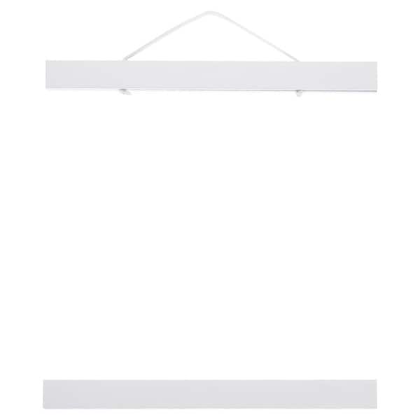 Poster Hanger Frame, 8 Inch Hanging Kit, White Bed