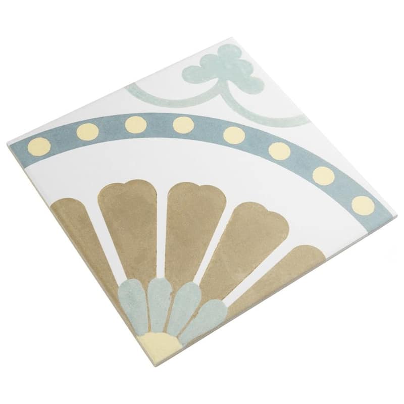 Merola Tile Revival Ring 7-3/4" x 7-3/4" Ceramic Floor and Wall Tile