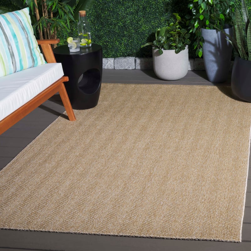 SAFAVIEH Sisal All-Weather Aoife Transitional Indoor/Outdoor Rug - 6' x 9' - Natural
