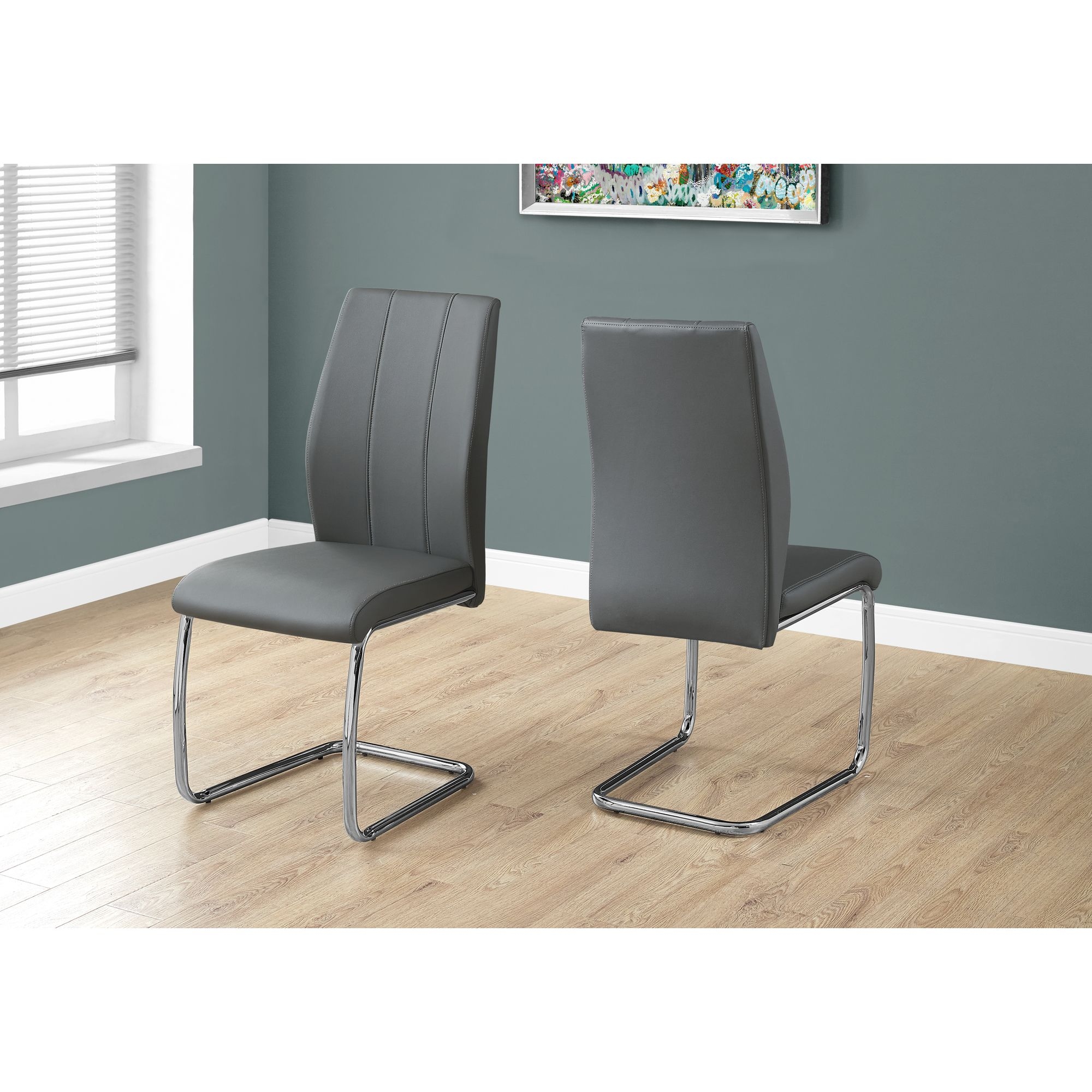 Silver and grey outlet dining chairs