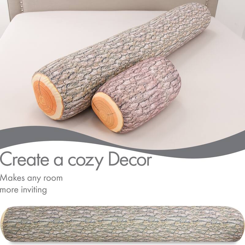 Log Cover Only - Body Pillowcase - Spandex/Nylon Blend for Silky Touch