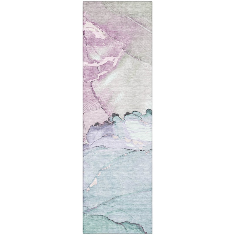Premium Washable Super Soft Abstract Watercolor Mayfield Rug