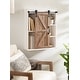 preview thumbnail 14 of 57, Kate and Laurel Cates Decorative Wood Cabinet with Sliding Barn Door - 22x28