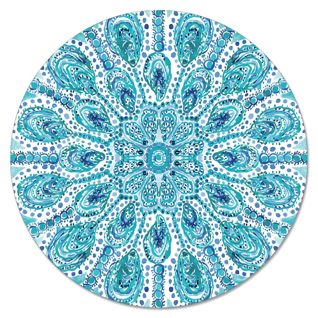 Glass Lazy Susan - Ocean Fantasy - 13x.039