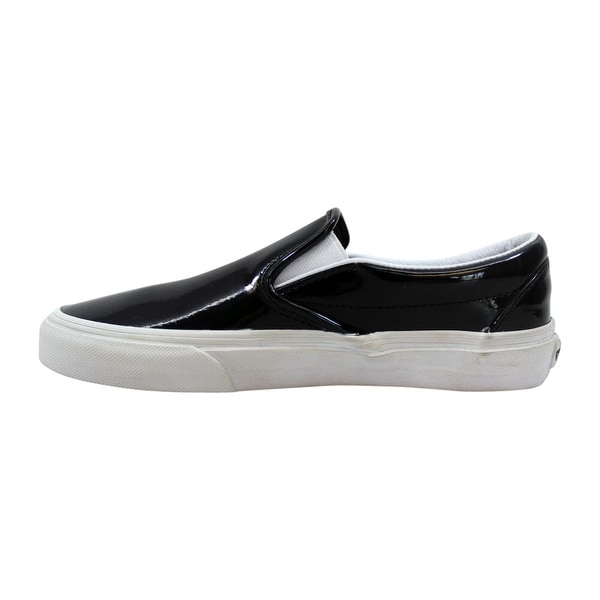 black leather vans size 5.5