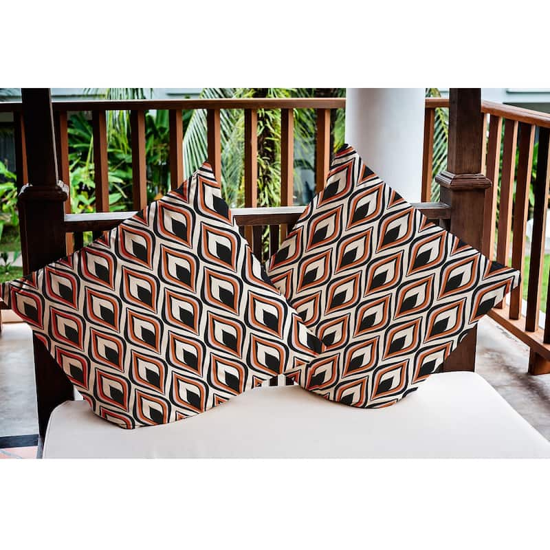 Feathers Indoor/Outdoor Throw Pillow