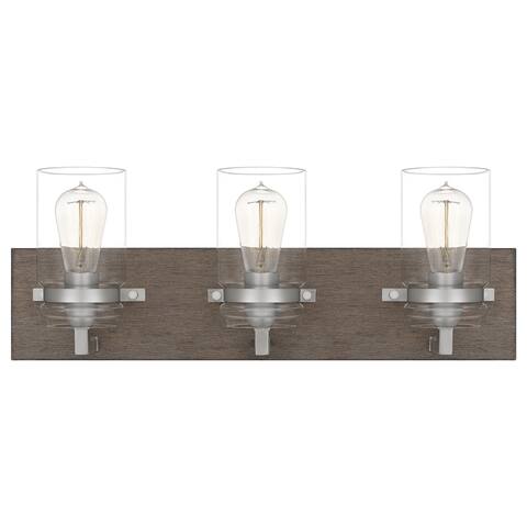 Quoizel Craven Aged Oak 3-light Bath Light