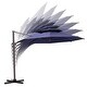 preview thumbnail 3 of 33, VredHom 11.5FT Dual Wind Vent Offset Cantilever Canopy Patio Umbrella