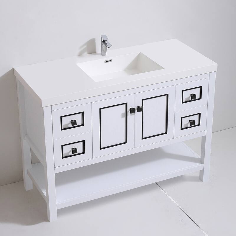 Davis 48" Single Bathroom Vanity Set