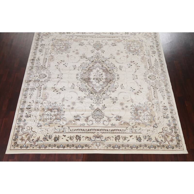 Floral Medallion Turkish Transitional Oriental Rug Traditional Carpet