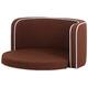 35" Brown Pet Sofa with Wooden Structure with Cushion