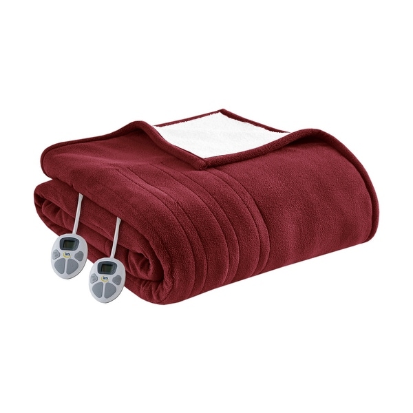 Fleece to Sherpa Heated Blanket by Serta - Bed Bath & Beyond