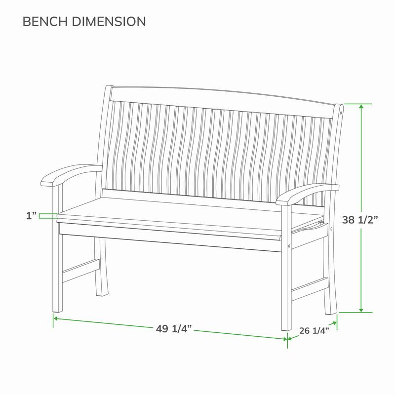 Cambridge Casual Leon 6-Piece Teak Patio Extendable Dining Set