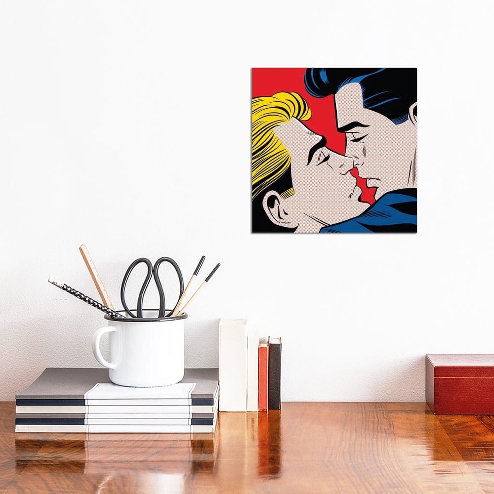 iCanvas "Kiss" by Joseph McDermott Canvas Print