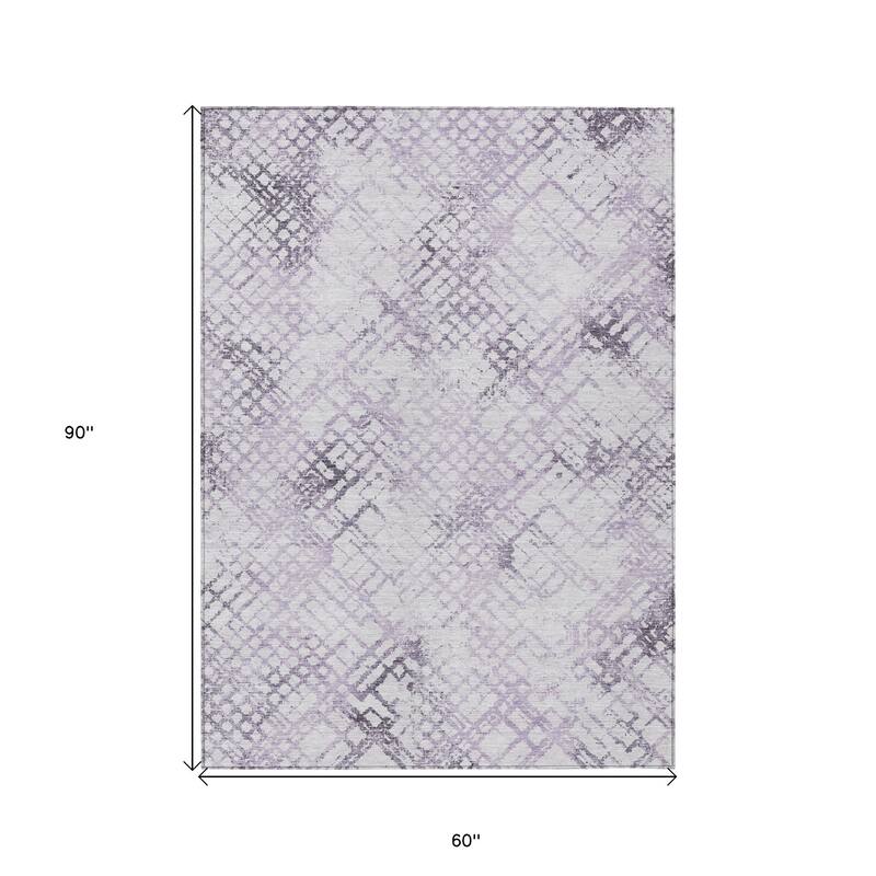 HomeRoots Geometric Transitional Rectangle Outdoor Rug