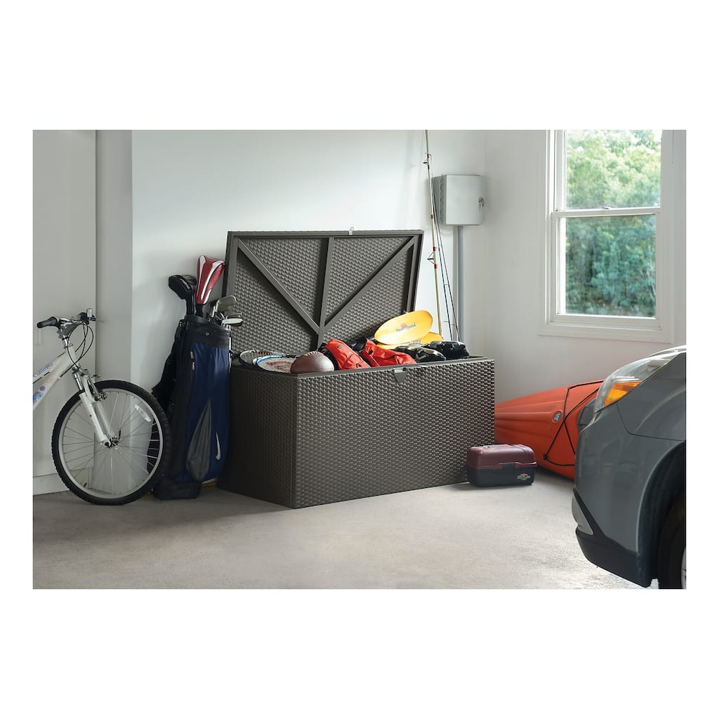 Arrow Spacemaker Steel Deck Box - 4.4 x 2.3 x 2.2 ft