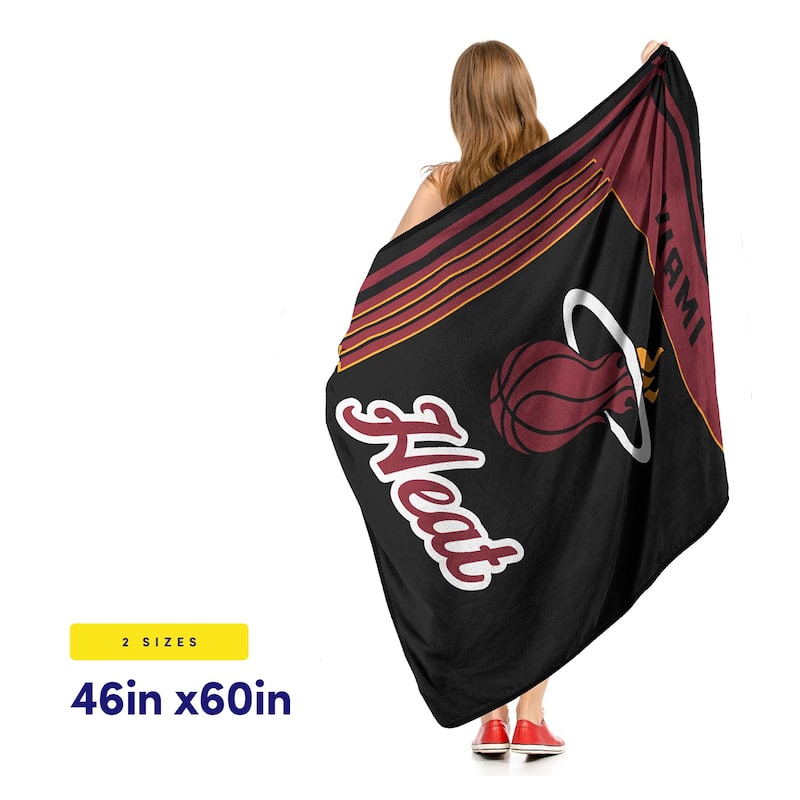NBA Miami Heat 46" x 60" Microfiber Throw Blanket