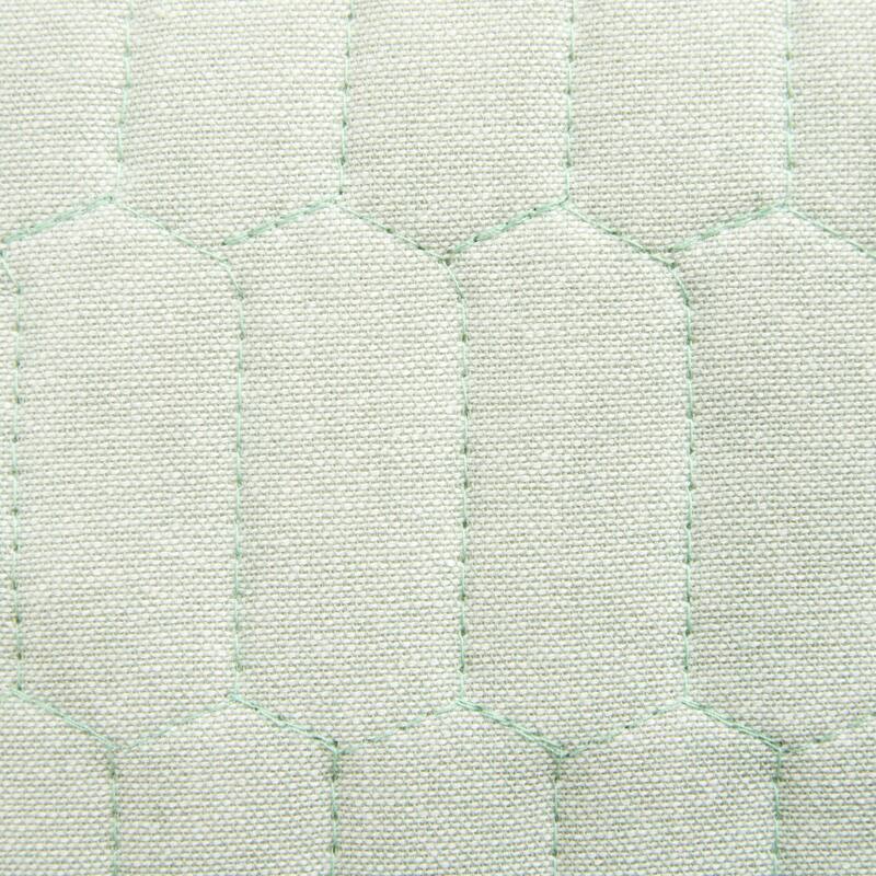 MARTHA STEWART Honeycomb Quilted Chambray Oven Mitt 2-Pack Set - 7"x13"