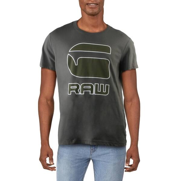 Shop G Star Raw Mens T Shirt Jersey Graphic Green Xxl Overstock 32047340