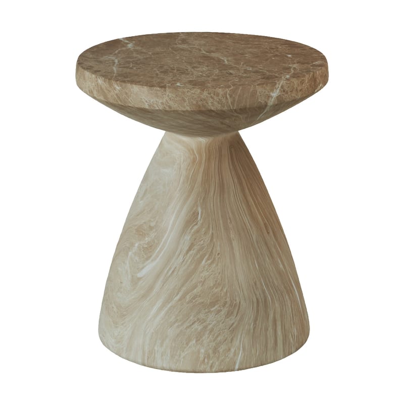 Drum End Tables for Patio Tree Stump Garden Stool indoor and Outdoo