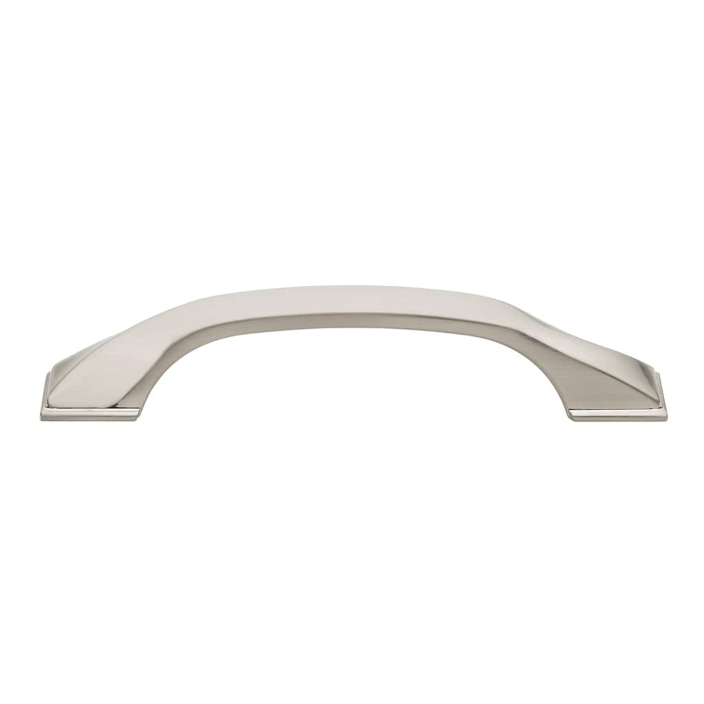 3.75 inch Center Solid Twisted Bar Pull Cabinet Hardware Handle, 4841-96-SN