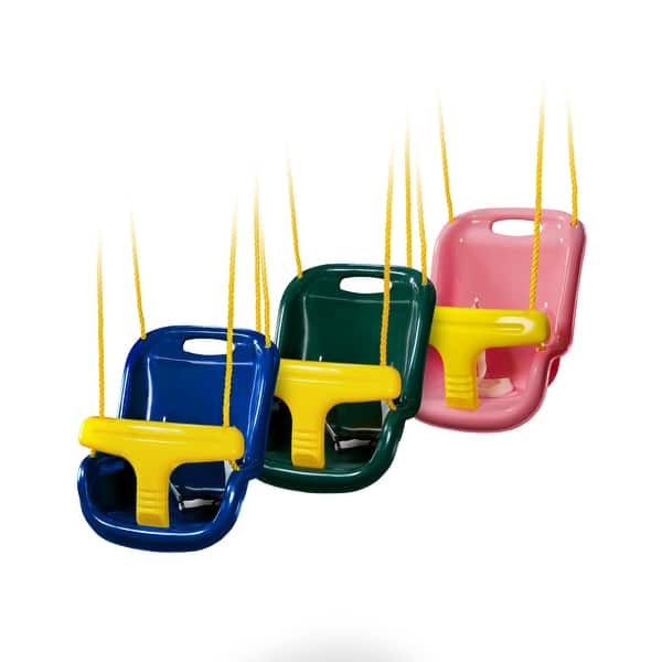 Gorilla Playsets High Back Infant Swing with Nylon Rope and Seatbelt