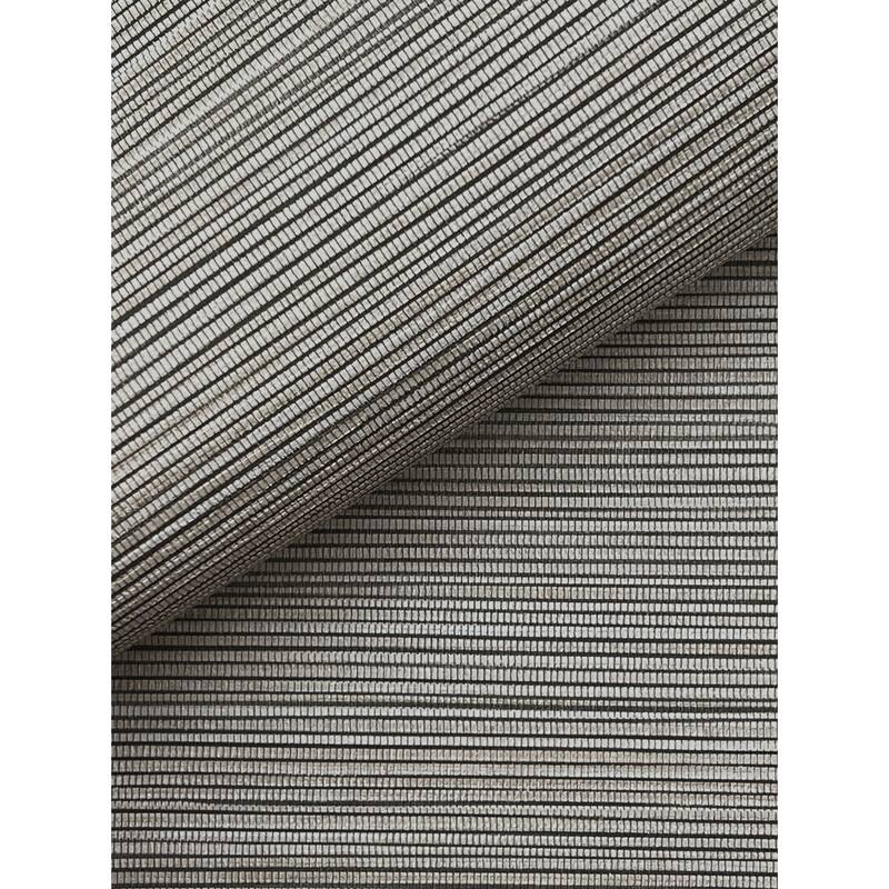 Warner Lorn Taupe Faux Grasscloth Wallpaper