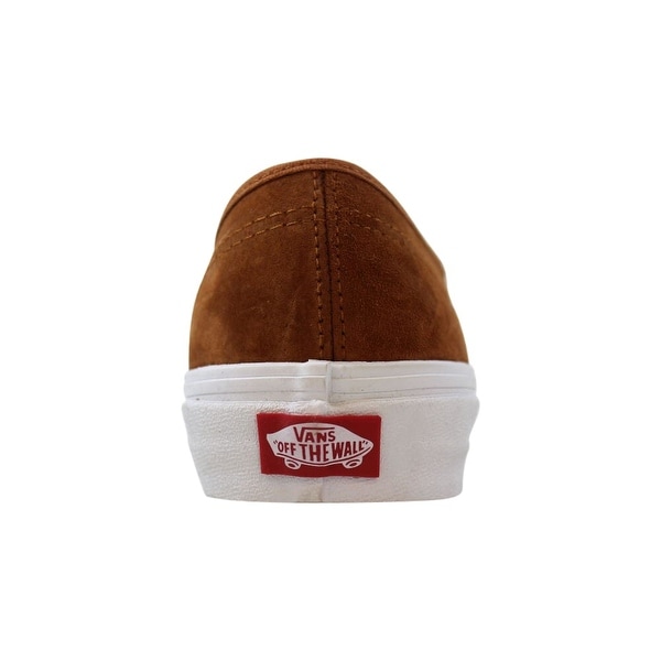 vans authentic brown pig suede