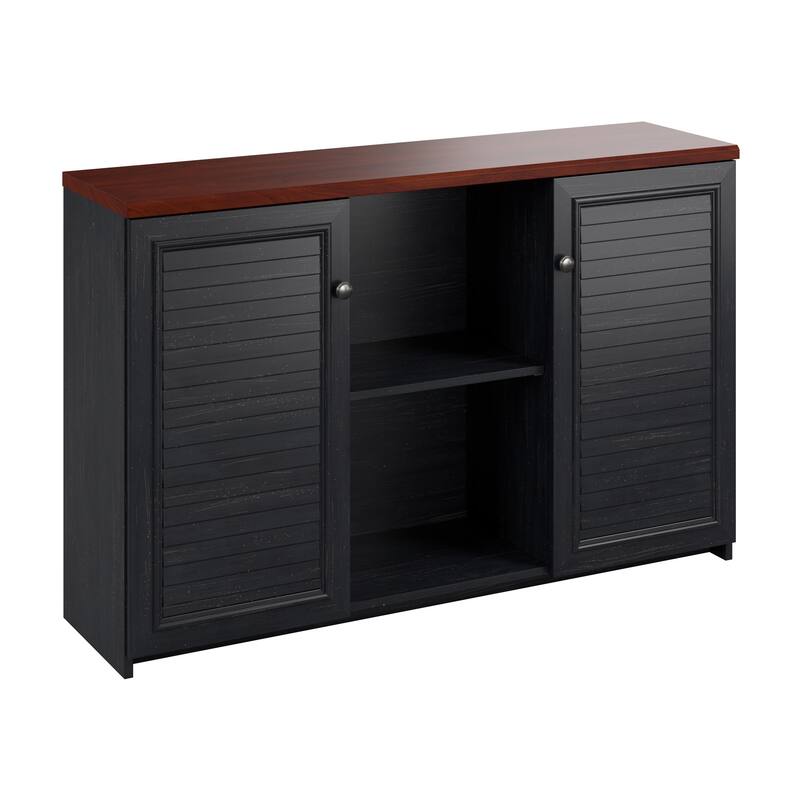 Bush Furniture Fairview Accent Cabinet with Doors and Shelves