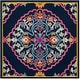 preview thumbnail 74 of 80, SAFAVIEH Handmade Bellagio Junie Medallion Wool Rug 3' Square - Navy Blue/Multi - Square