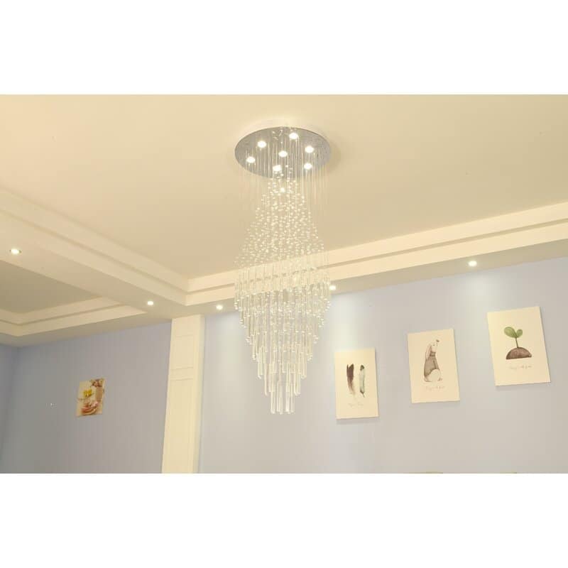 Maxax 7 - Light Statement Empire Crystal Raindrop Chandelier - MX16006-C