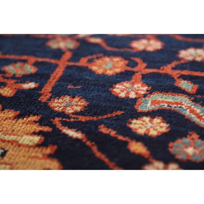 Hand Knotted Oriental 100% Wool Carpet Traditional Medallion Oranges & Rust Sultanabad Area Rug - 18' 0'' X 12' 0''