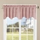 preview thumbnail 3 of 9, Marquesa Dots Embroidery Silk Blended 2 Piece Valance Set - 46" x 19" 46" x 19" - Pink