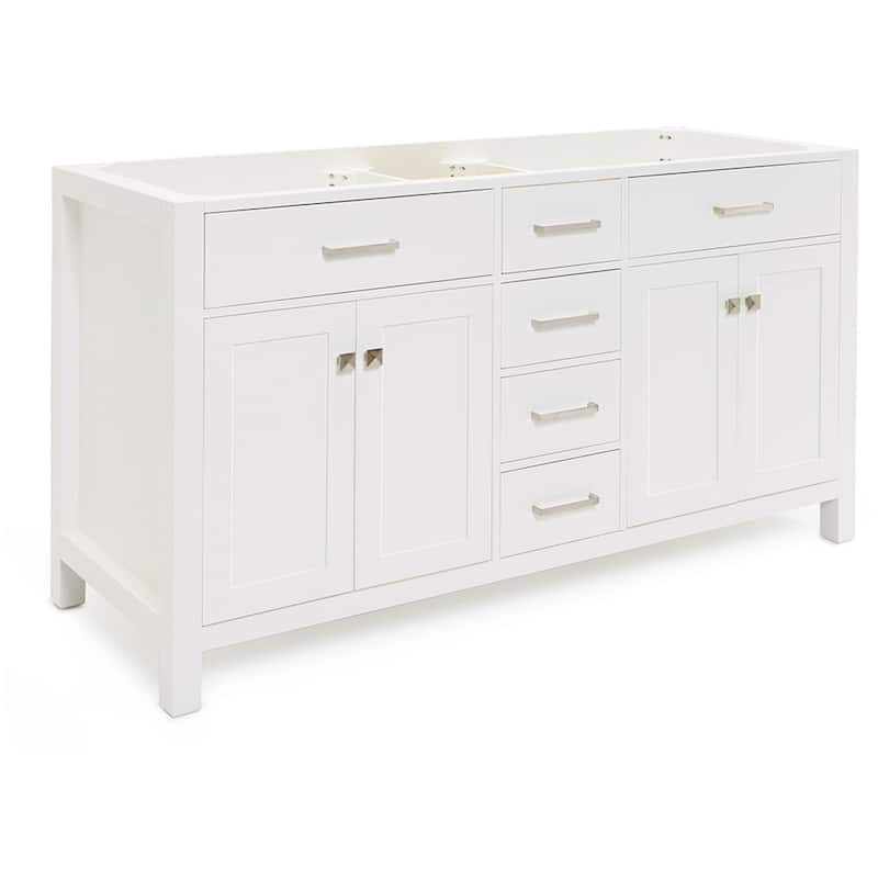 Ariel H060D-BC Bristol 60" Double Free Standing Vanity Cabinet Only