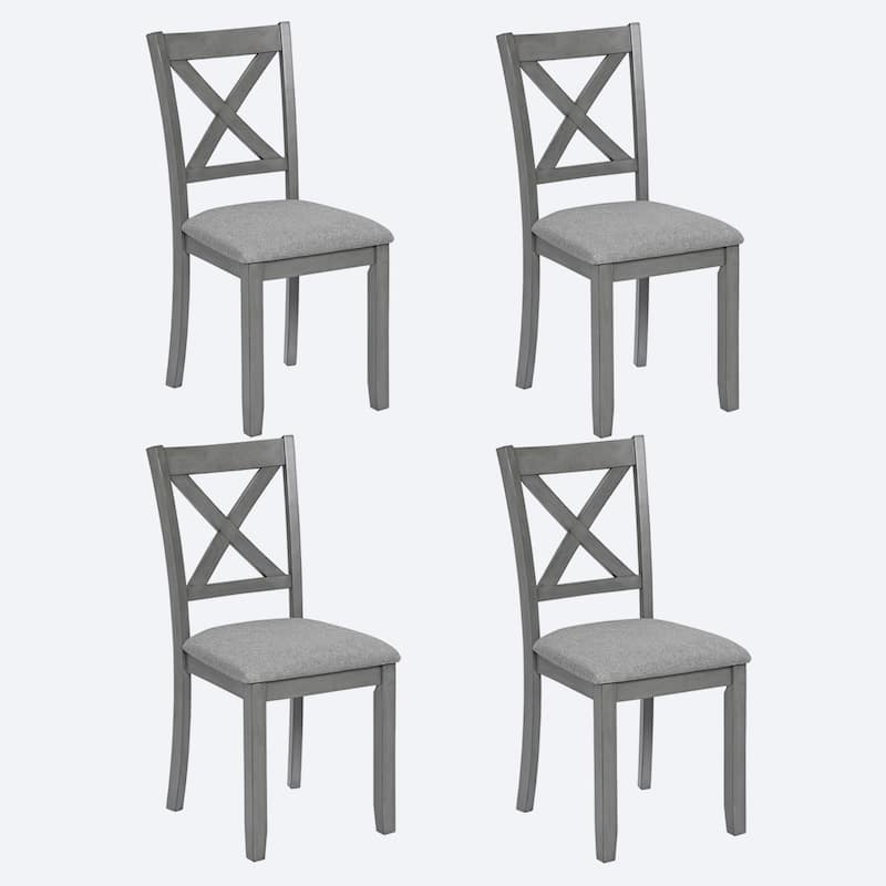 Wood Dining Chair Solid Chair Set of 4