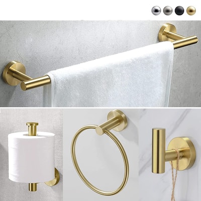 10-Piece Bathroom Hardware Set, Durable SUS304 Stainless Steel Accessories Set