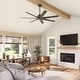 preview thumbnail 26 of 59, Hunter 60" Downtown Windmill Outdoor Ceiling Fan w/ Wall Control, Damp-Rated - Indoor-Outdoor, Industrial, Modern - ENERGY STAR!