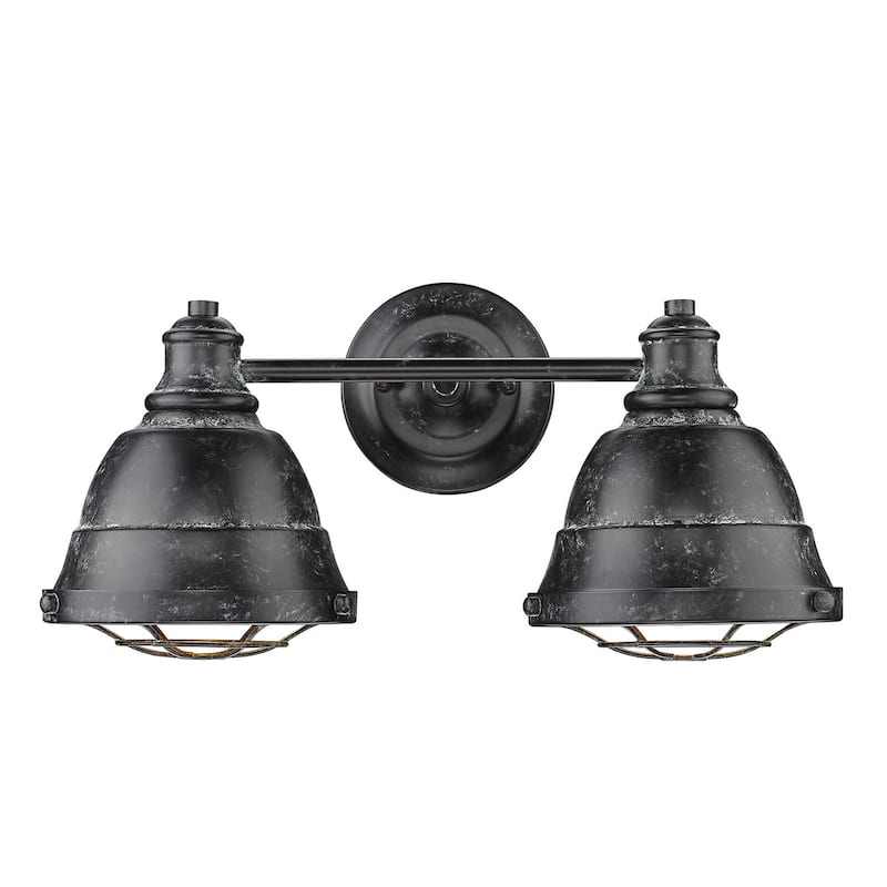 Golden Lighting Bartlett 2 Light 17" Wide Bathroom Vanity Light