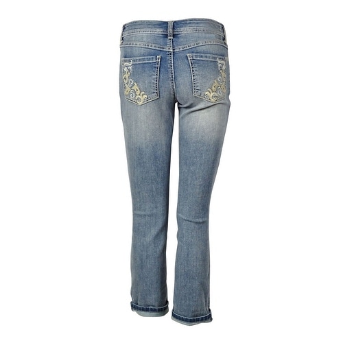 INC International Concepts Ripped Boyfriend Jeans