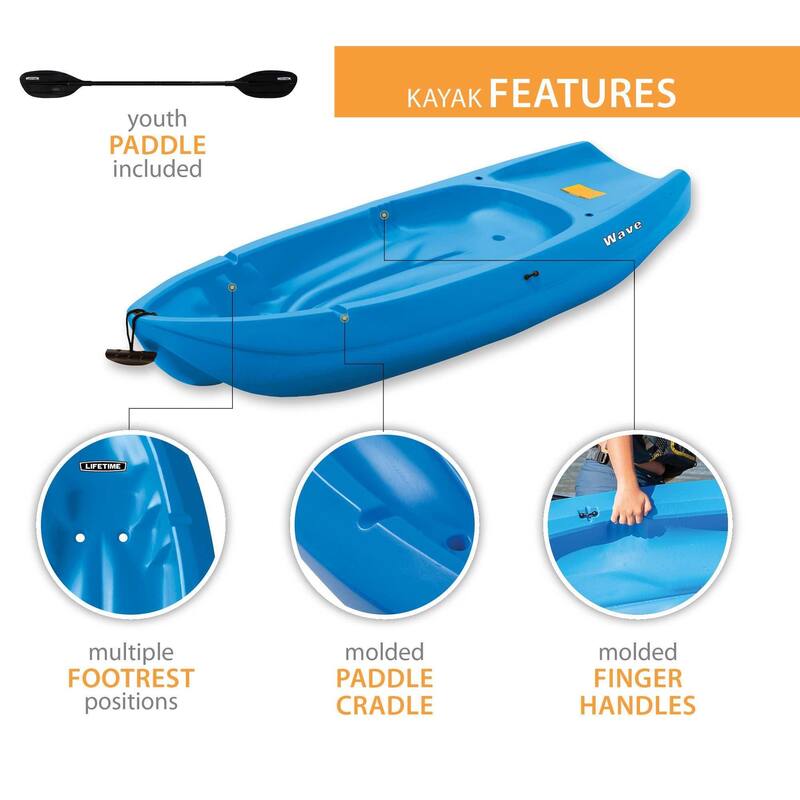 Lifetime Wave Sit-on-Top Youth Kayak