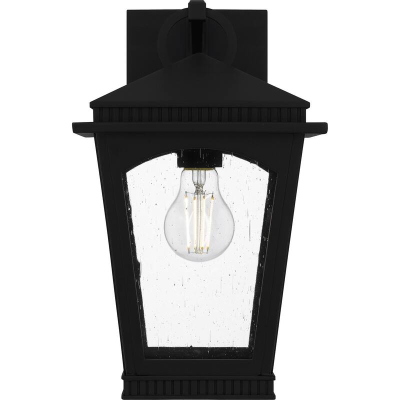 Earth Black Outdoor Wall Lantern from the Huck Collection