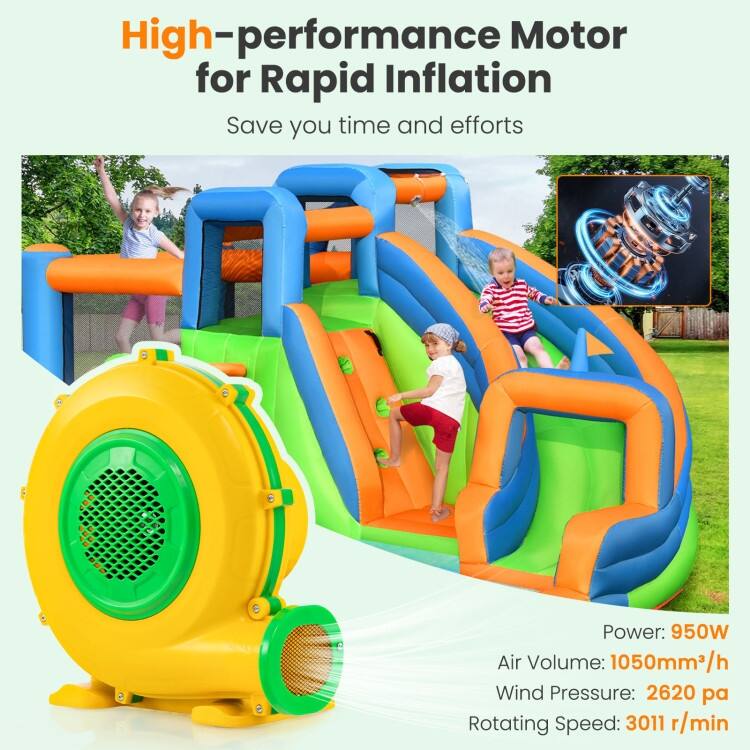 Air Blower Air Pump Fan with Convenient Handle and Ground Stakes