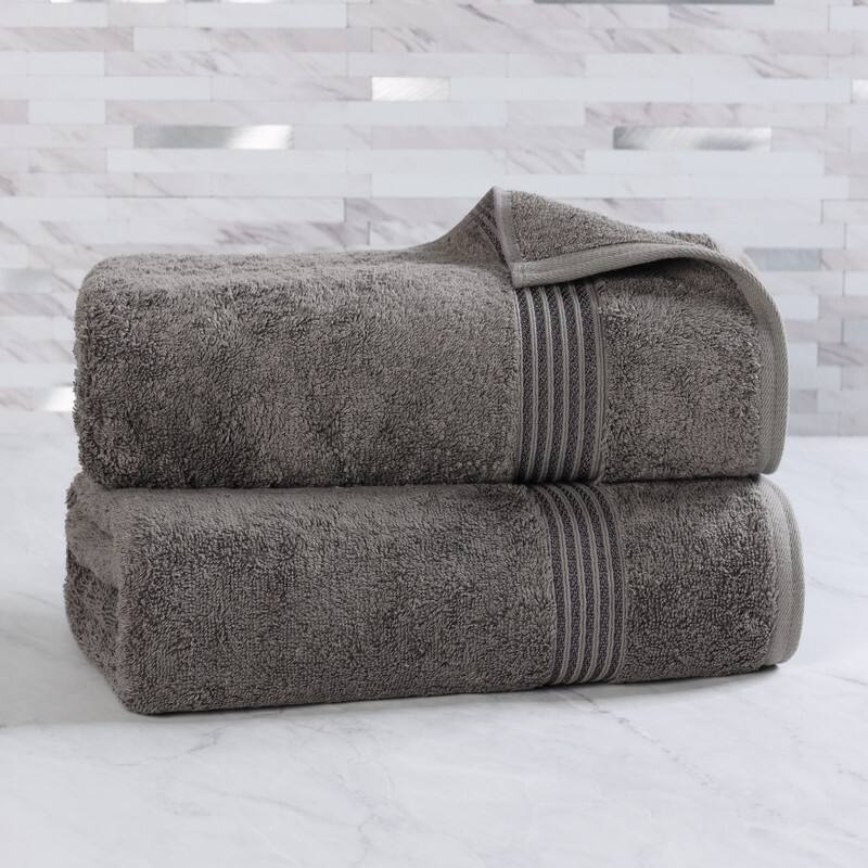 Superior Heritage Egyptian Cotton Absorbent Bath Sheet Set of 2