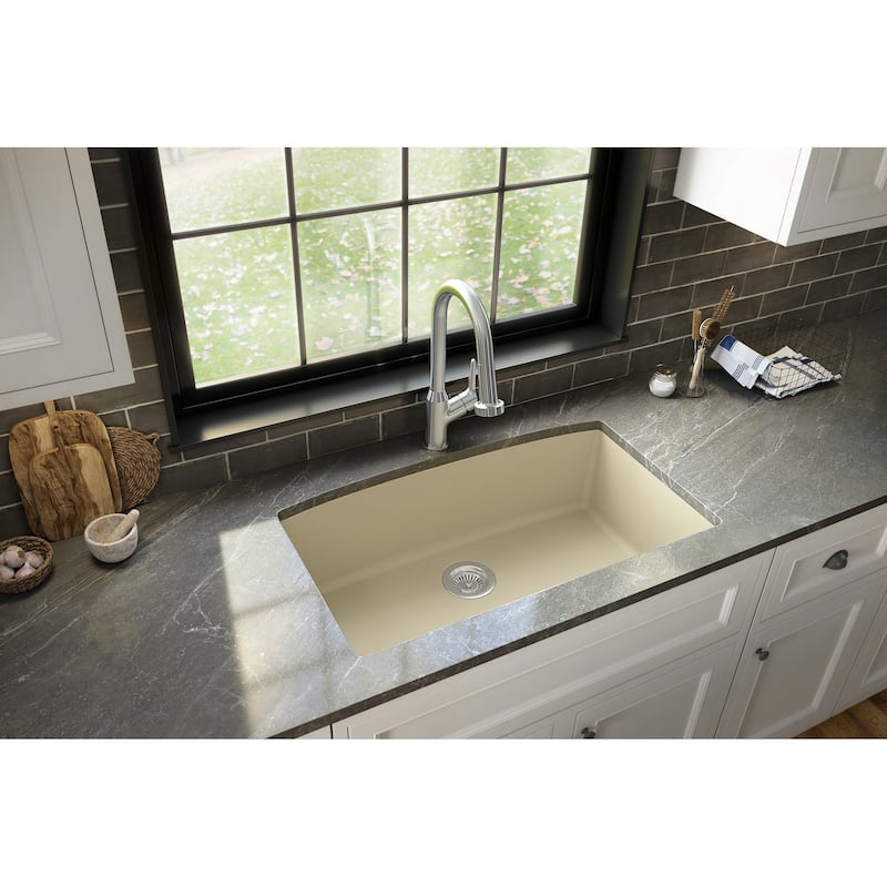 Karran Undermount Quartz Double Bowl Kitchen Sink