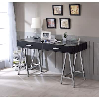 Handela 2-Drawer Writing Desk with USB