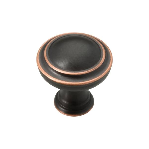 Prime-Line Solid Brass Door Floor Stop - Polished Finish With Rubber Bumper, 2-1/4 Inch Diameter